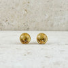 MOLLIE earrings, crystal quartz and 18K gold-plated sterling silver